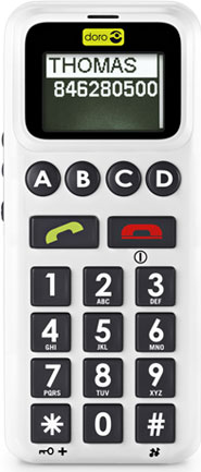 Doro HandleEasy 326i GSM Cell Phone, HandleEasy 326i GSM is an easy to use mobile phone for when you simply want to make and receive calls. Direct memory buttons and a large keypad and display make dialing easier, while you can choose from 9 different ring tones or use the vibrating ringer to alert you of incoming calls. Soft touch surface provides better grip, and there is an easily activated speakerphone for added convenience. Price: $179.99